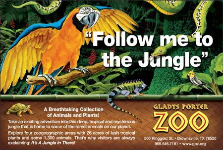 Gladys Porter Zoo Print Ad